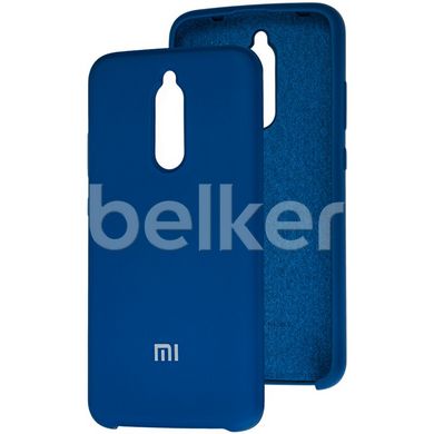 Оригинальный чехол для Xiaomi Redmi 8 Silicone Case Синий смотреть фото | belker.com.ua
