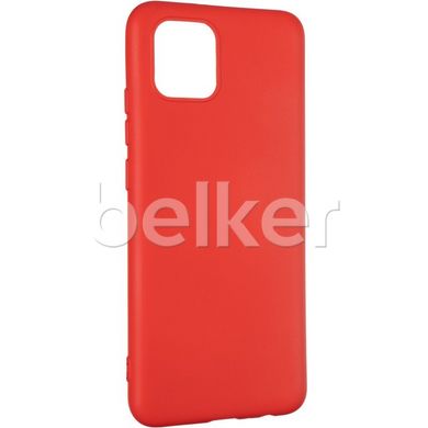 Оригинальный чехол для Samsung Galaxy A03 (A035) Full Soft Case Красный смотреть фото | belker.com.ua