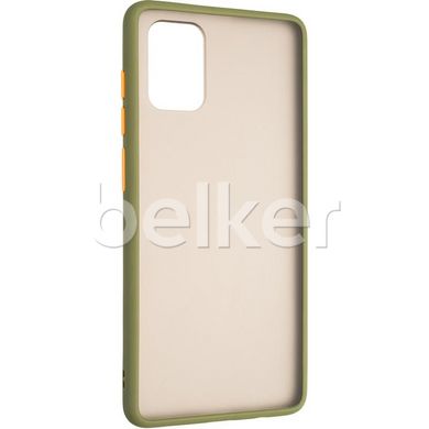Противоударный чехол для Samsung Galaxy A71 A715 LikGus Зелёный смотреть фото | belker.com.ua