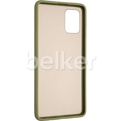 Противоударный чехол для Samsung Galaxy A71 A715 LikGus Зелёный смотреть фото | belker.com.ua