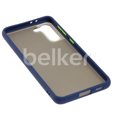 Противоударный чехол для Samsung Galaxy S21+ (G996) LikGus Синий