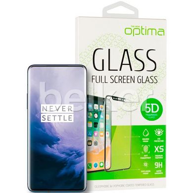 Защитное стекло для OnePlus 7 Pro Optima 5D Черный смотреть фото | belker.com.ua
