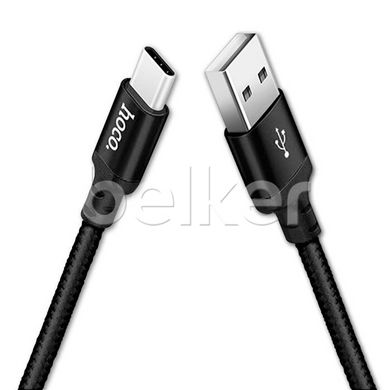 Кабель USB Type-C Hoco X14 Times Speed 1 метр Черный