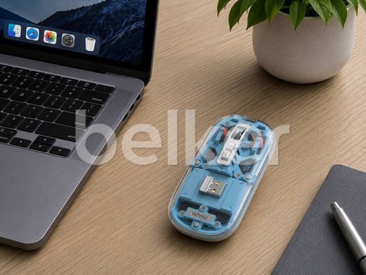 Мышка для iPad WiWU Crystal Wireless Голубая