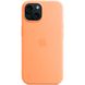 Чехол Apple Silicone Case MagSafe для iPhone 15 Оранжевый в магазине belker.com.ua