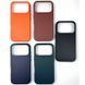 Чехол для iPhone 17 Pro Max Leather Case with MagSafe (replica) Черный в магазине belker.com.ua