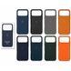 Чехол для iPhone 17 Pro Max Leather Case with MagSafe (replica) Черный в магазине belker.com.ua