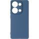 Чехол для Poco M6 Pro 4G Full soft case Синий
