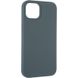 Чехол для iPhone 13 Full Soft Case Hoco Серый в магазине belker.com.ua