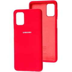 Оригинальный чехол для Samsung Galaxy M31s (M317) Soft case Малиновый