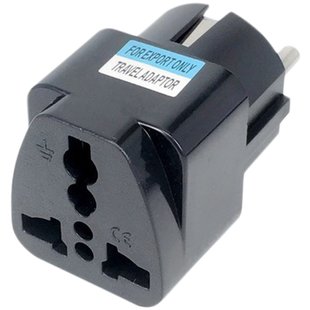 Переходник адаптер EU Plug Travel Adapter SP-008 для зарядных устройств Черный