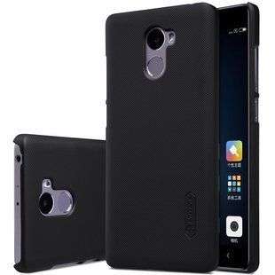 Пластиковый чехол для Xiaomi Redmi 4 Nillkin Frosted Shield Черный смотреть фото | belker.com.ua