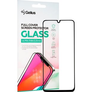 Защитное стекло для Samsung Galaxy M32 (M325) Gelius Full Cover Ultra-Thin 0.25mm Черный смотреть фото | belker.com.ua