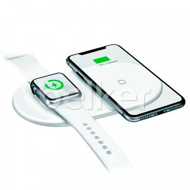 Беспроводное зарядное устройство для iPhone/AirPods/Apple Watch 2 в 1 Baseus 2in1 Wireless Charger Pad