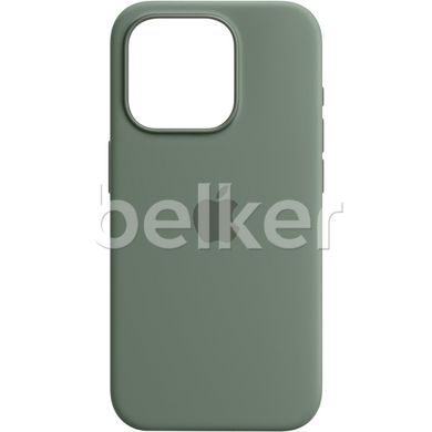 Чехол Apple Silicone Case MagSafe для iPhone 15 Pro Хвоя смотреть фото | belker.com.ua