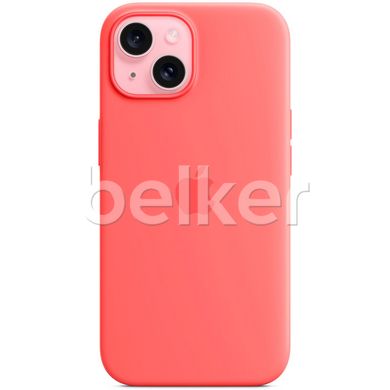 Чехол Apple Silicone Case MagSafe для iPhone 15 Красный