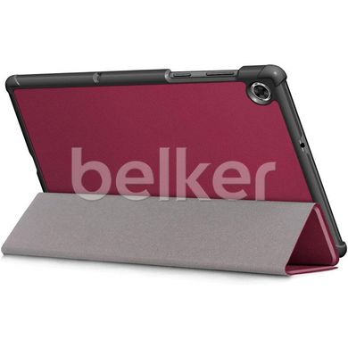 Чехол для Lenovo Tab M10 Plus 10.3 TB-X606f Moko кожаный Бордовый смотреть фото | belker.com.ua