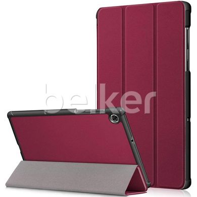 Чехол для Lenovo Tab M10 Plus 10.3 TB-X606f Moko кожаный Бордовый смотреть фото | belker.com.ua