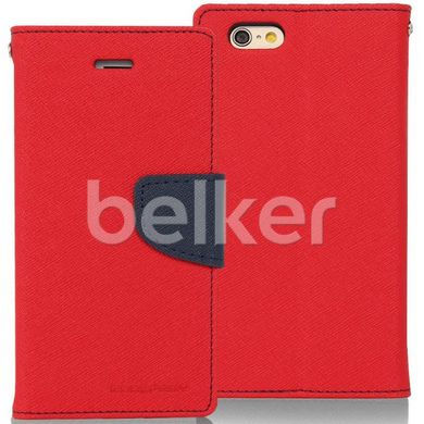 Чехол книжка для iPhone 6 Plus Goospery Красный смотреть фото | belker.com.ua