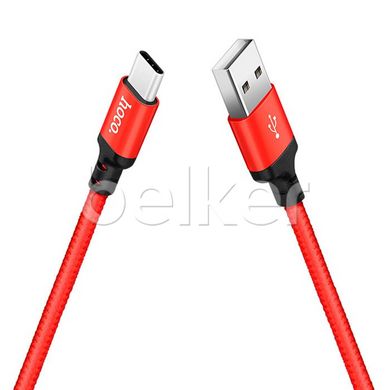 Кабель USB Type-C Hoco X14 Times Speed 1 метр Красный