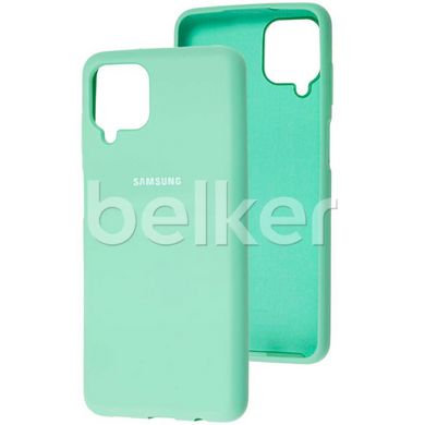 Оригинальный чехол для Samsung Galaxy A12 (SM-A125) Soft case Мятный смотреть фото | belker.com.ua