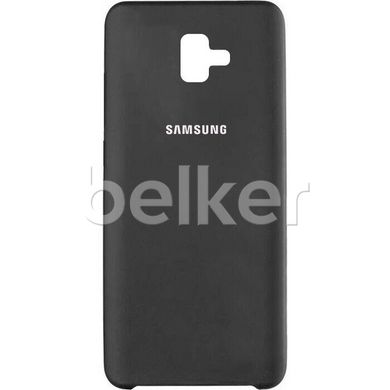 Оригинальный чехол для Samsung Galaxy J6 2018 (J600) Soft Case Черный смотреть фото | belker.com.ua