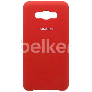 Оригинальный чехол Samsung Galaxy J5 2016 (J510) Silicone Case Красный смотреть фото | belker.com.ua