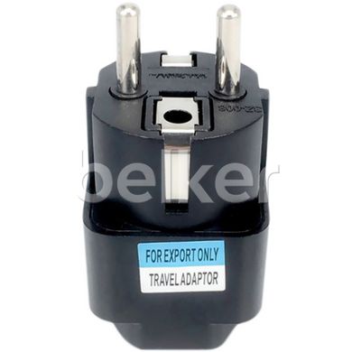 Переходник адаптер EU Plug Travel Adapter SP-008 для зарядных устройств Черный