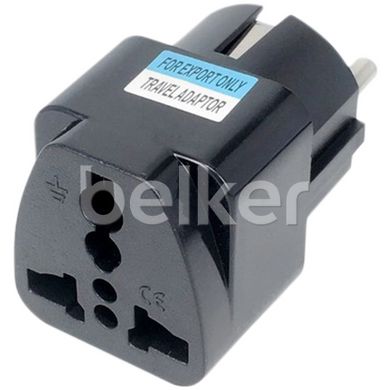 Переходник адаптер EU Plug Travel Adapter SP-008 для зарядных устройств Черный