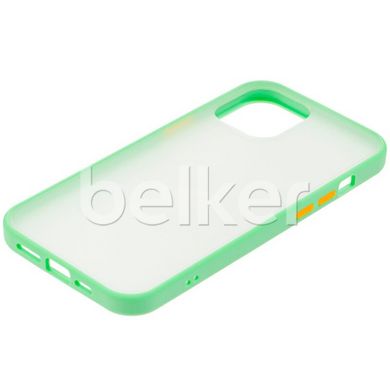 Противоударный чехол для iPhone 12 LikGus Салатовый смотреть фото | belker.com.ua