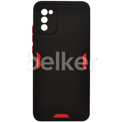 Противоударный чехол для Samsung Galaxy A02s (A025) LikGus Ribed Черный смотреть фото | belker.com.ua