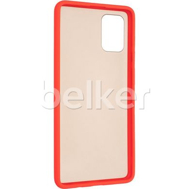 Противоударный чехол для Samsung Galaxy A71 A715 LikGus Красный смотреть фото | belker.com.ua