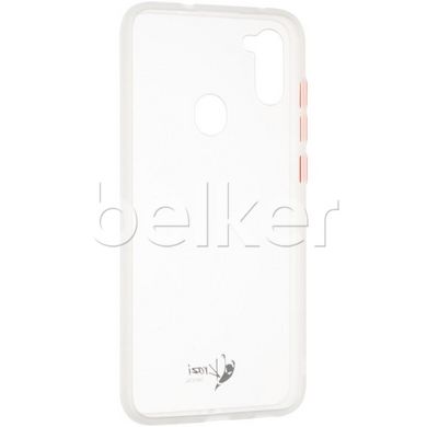 Противоударный чехол для Samsung Galaxy M11 (M115) Krazi Matte Colorit case (набор) Черный и белый Серый смотреть фото | belker.com.ua