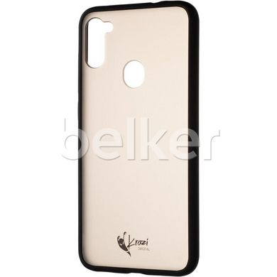 Противоударный чехол для Samsung Galaxy M11 (M115) Krazi Matte Colorit case (набор) Черный и белый Серый смотреть фото | belker.com.ua