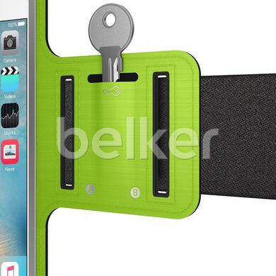Спортивный чехол на руку для iPhone 8/7/6s/6/X/Xs Belkin ArmBand Зеленый