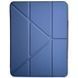Чехол iPad Pro 13 2024 Logfer Origami Smart New Pencil Groove Синий