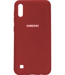 Защитный чехол для Samsung Galaxy A10 2019 (A105) Original Soft Case Бордовый смотреть фото | belker.com.ua