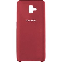 Оригинальный чехол для Samsung Galaxy J6 2018 (J600) Soft Case Бордовый смотреть фото | belker.com.ua