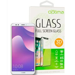 Защитное стекло для Huawei Y7 2018 Optima 3D Белый смотреть фото | belker.com.ua