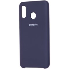 Защитный чехол для Samsung Galaxy A20 A205 Original Soft Case Темно-синий смотреть фото | belker.com.ua
