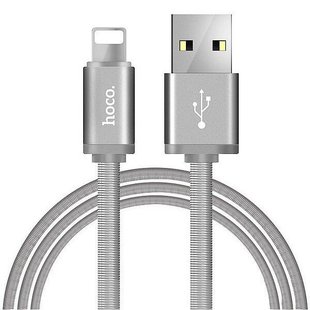 Кабель Lightning USB для iPhone iPad Hoco U5 Metallic