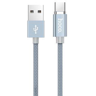 Кабель USB Type-C Hoco U40A Magnetic Adsorption магнитный Серый