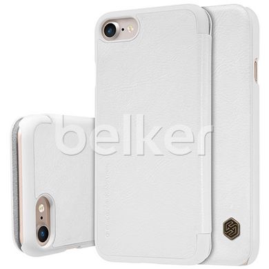 Чехол книжка для iPhone 7 Nillkin Qin кожаный Белый смотреть фото | belker.com.ua
