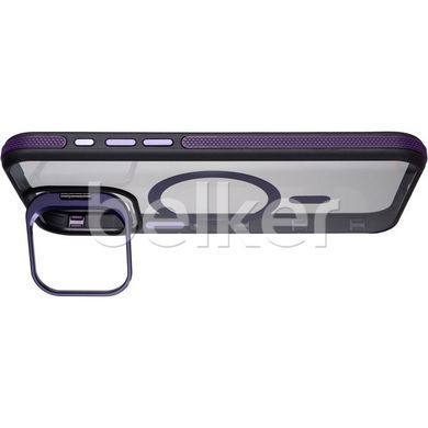 Чехол для iPhone 16 Plus Gelius Concept Case 2 Camera stand (Magsafe) Фиолетовый