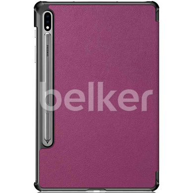 Чехол для Samsung Galaxy Tab S9 11 (SM-X710) Moko кожаный Фиолетовый