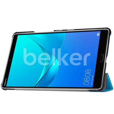 Чехол для Huawei MediaPad M5 8.4 Moko кожаный Голубой смотреть фото | belker.com.ua