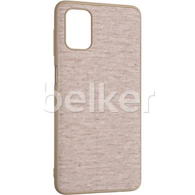 Чехол для Samsung Galaxy M51 M515 Gelius Canvas case Бежевый смотреть фото | belker.com.ua