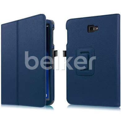 Чехол для Samsung Galaxy Tab A 10.1 T580, T585 TTX Кожаный Темно-синий смотреть фото | belker.com.ua