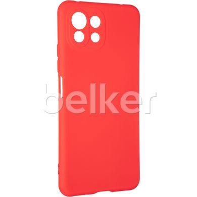 Чехол для Xiaomi Mi 11 Lite Full Soft case Красный