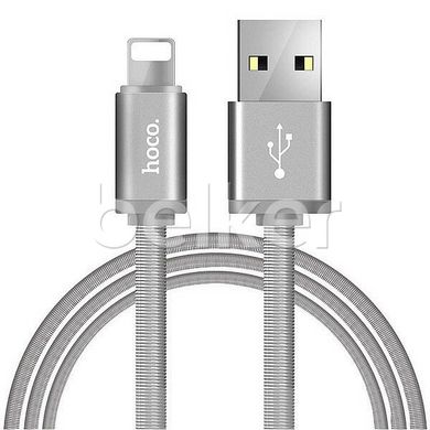 Кабель Lightning USB для iPhone iPad Hoco U5 Metallic